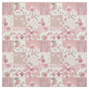 Tecido Colcha Vintage Cottagecore em Tonalidades Pastel d