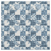 Colcha Xadrez Azul Vintage Cottagecore Casa de Cam