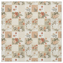 Colcha Xadrez Bege Terroso Estilo Cottagecore Vint