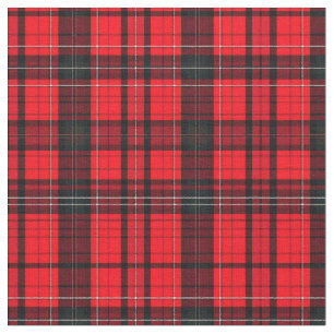 Tecido Coleção Popular Tradicional de Tartan Vermelho xad