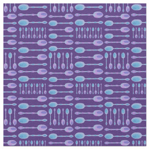 Tecido Colheres artísticas originais! (Roxo)