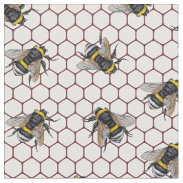 Tecido Colmeia branca. O inseto de mamangabas de mel. api