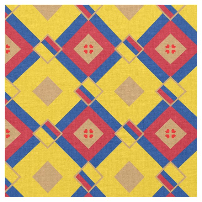 Tecido Colombiano Flag & Colombia (Detalhe)