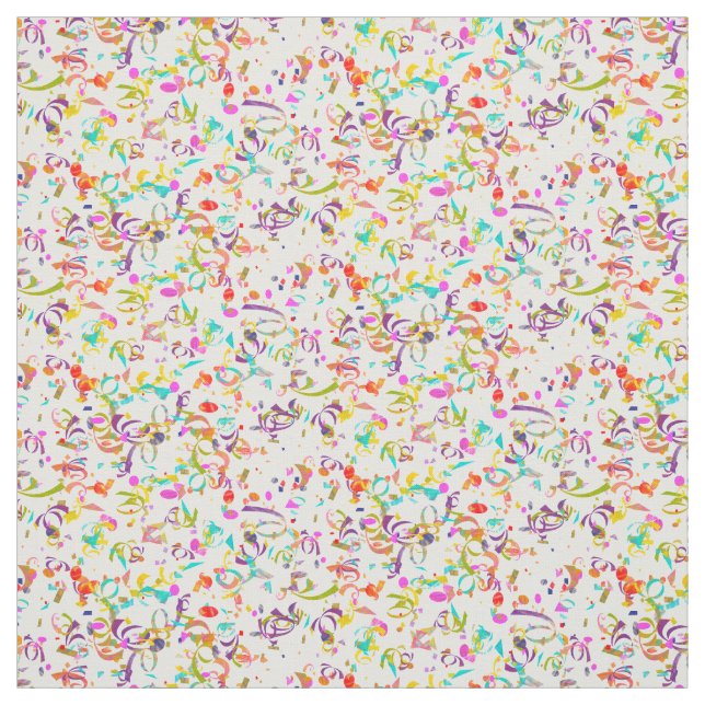 Tecido Colorida Confetti Toss Trabalho de arte (Modelo)