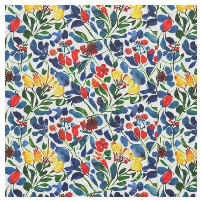 Tecido Colorido de Flores de Pop (Detalhe)