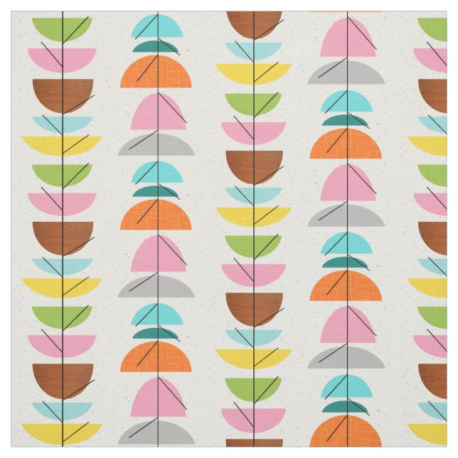 Tecido colorido retro dos ninhos (Modelo)