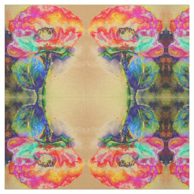 Tecido Colorir Abstrato pãozinho (Modelo)