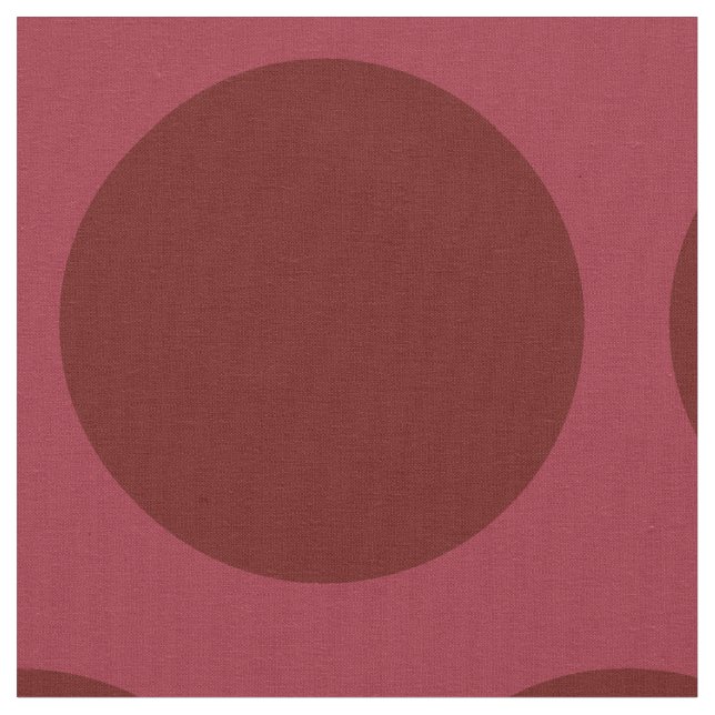 Tecido com Estampa de Bolinhas Super Dimensionadas (Detalhe)