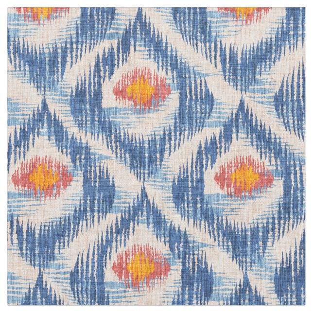 Tecido com padrão de ikat (Detalhe)