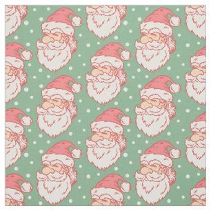 Tecido com padrão retrorreflector do Papai Noel