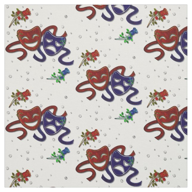 Tecido Comédia de Drama Americano e Tragédia (Modelo)