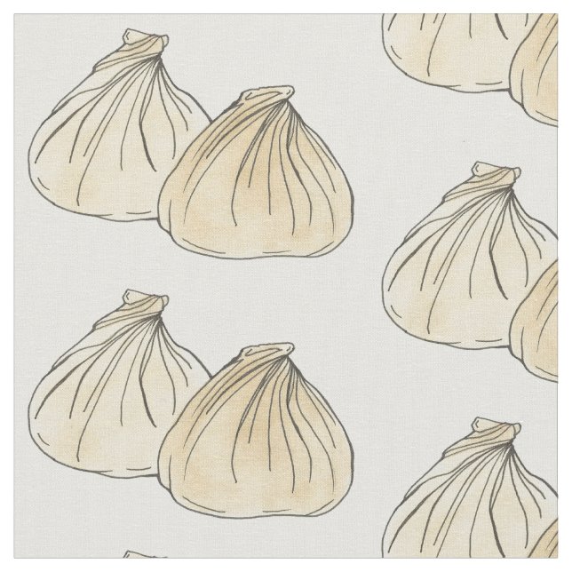 Tecido Comida chinesa Shumai Dumplings Dim Sum Restaurant (Detalhe)