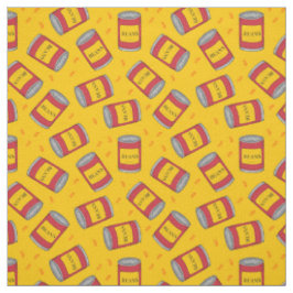 Tecido Comida De Feijão Feijão Com pop Art Patterada