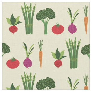 Tecido Comida de vegetais
