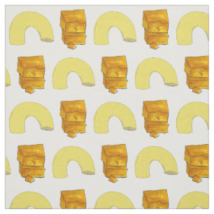 Tecido Comida Emparelhamento Elbow Macaroni Cheddar Mac &