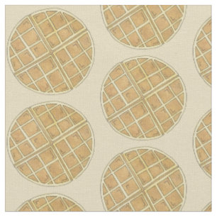 Tecido Comida Waffle Breakfast belga Waffles Foodie