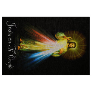 Tecido Compaixão Divino Jesus Espanhol Faustina 202