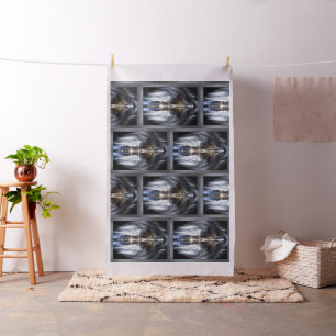 Tecido Composição de Arte Fractal através da cruz de Anjo