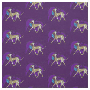 Tecido Comprar ido, galgo italiano do art deco