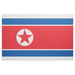 Tecido Comunista socialista de Juche da bandeira da