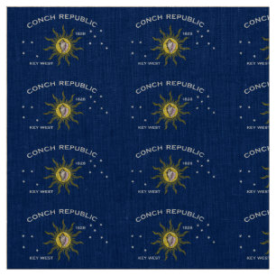 Tecido Conch Republic Flag Key West Florida