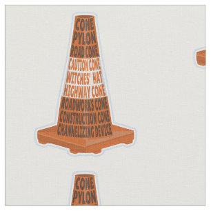 Tecido Cone Orange Taraffic cone