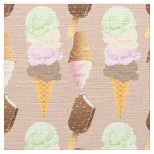 Tecido Cones de sorvete
