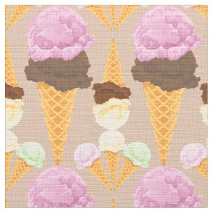 Tecido Cones de sorvete