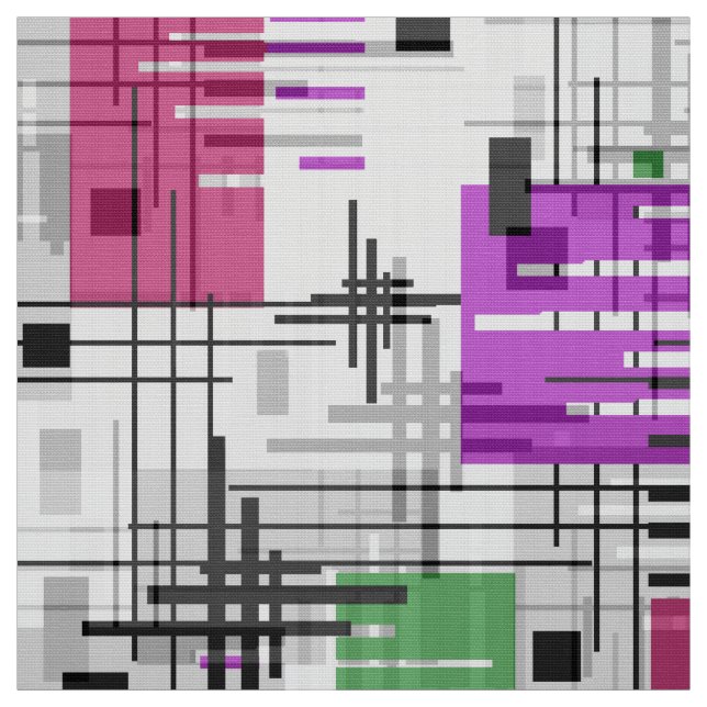 Tecido Cons revestidos de formas geométricas abstrato mod (Modelo)