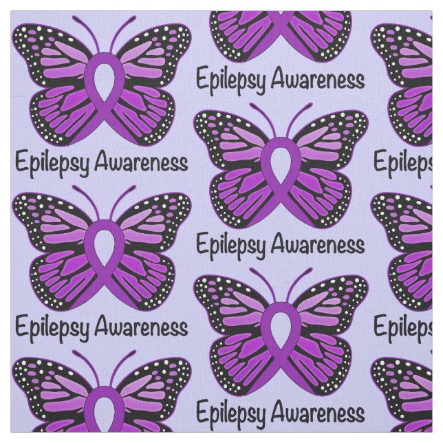 Tecido Consciência da epilepsia com fita da borboleta (Modelo)
