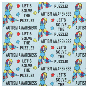 Tecido Consciência do autismo: Deixe-nos resolver o
