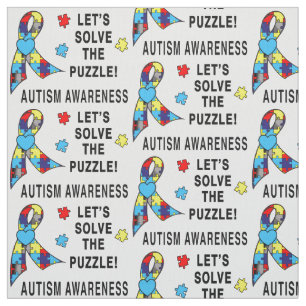 Tecido Consciência do autismo: Deixe-nos resolver o