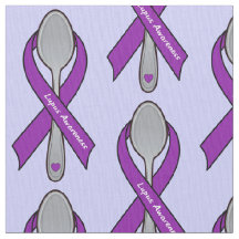 Consciência do lúpus com as colheres para a