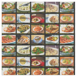 Tecido Conselho do menu de fotos do restaurante chinês Ta