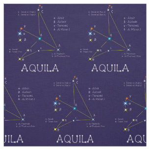 Tecido Constelação De Estrelas Aquila Ou Águia