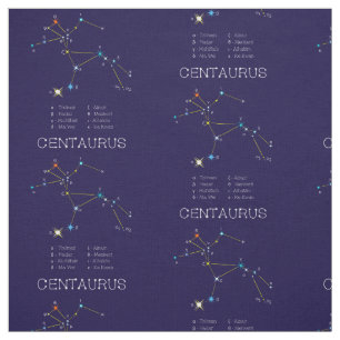 Tecido Constelação De Estrelas Centaurus