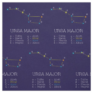 Tecido Constelação De Estrelas Ursa Major