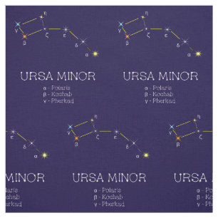 Tecido Constelação De Estrelas Ursa Menor