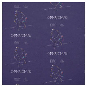 Tecido Constelação Zodiac Ophiuchus