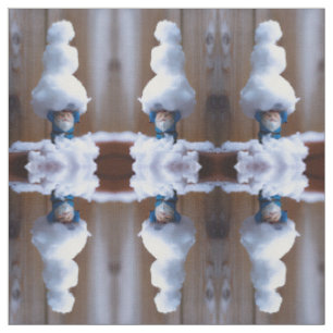 Tecido Construiu um Snowman V