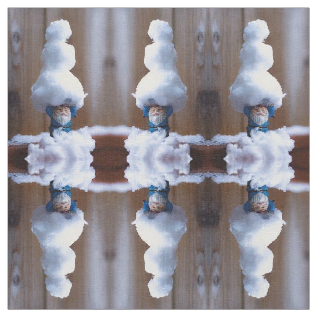 Tecido Construiu um Snowman V (Modelo)