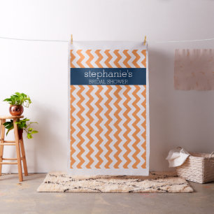 Tecido Contexto da foto do chá de panela dos azuis