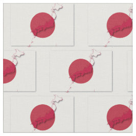Tecido Contorno do Mapa de Sinalizador do JAPAN