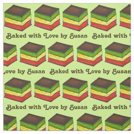 Tecido Cookies Camada Sete com Sinalizador Italiano de Am