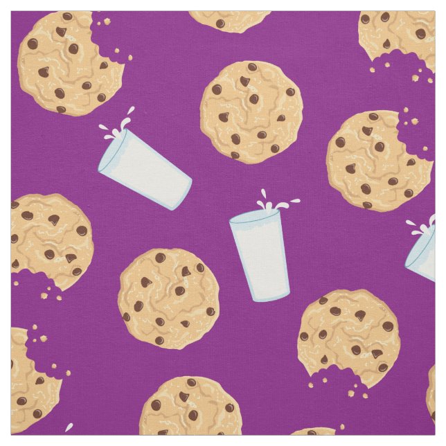 Tecido Cookies Chip de Chocolate e Crianças de Cuta de Le (Modelo)