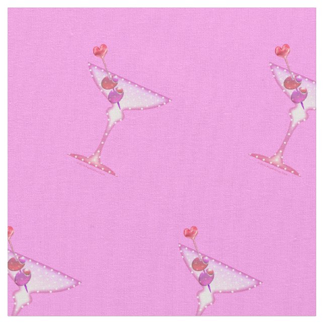 TECIDO - Coquetéis PINK MARTINI (Detalhe)