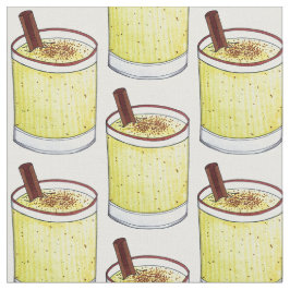 Tecido Coquito Puerto Rican Eggnog Rum Bebida de Natal