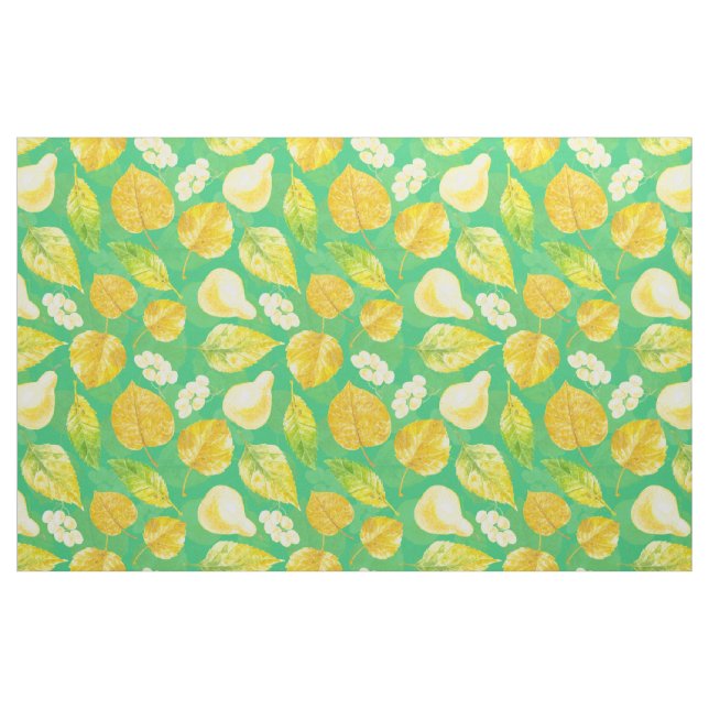 Tecido Cor d'água do padrão de outono (Fat Quarter)