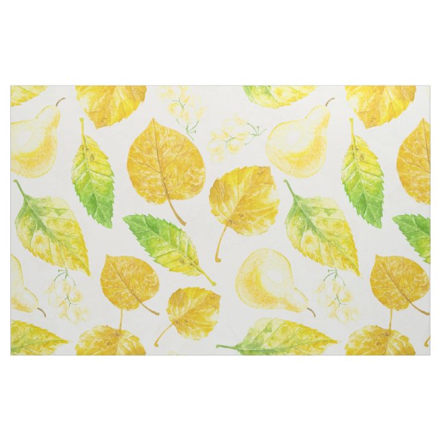 Tecido Cor d'água do padrão de outono (Fat Quarter)