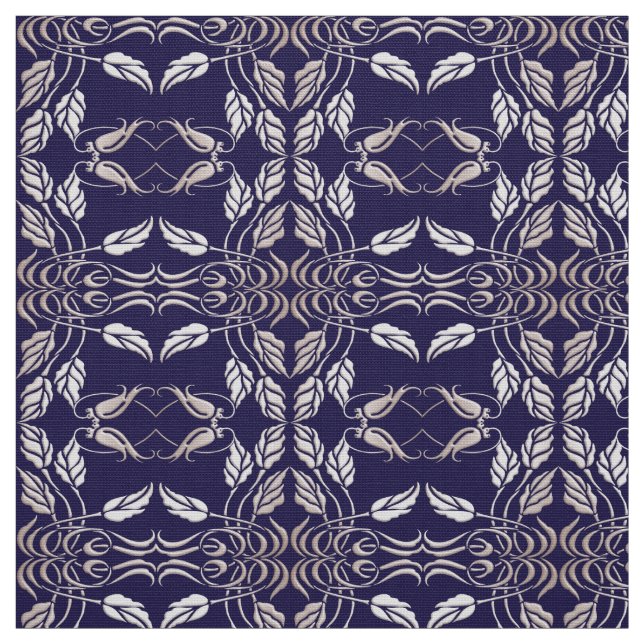 Tecido Cor damasco floral (Modelo)
